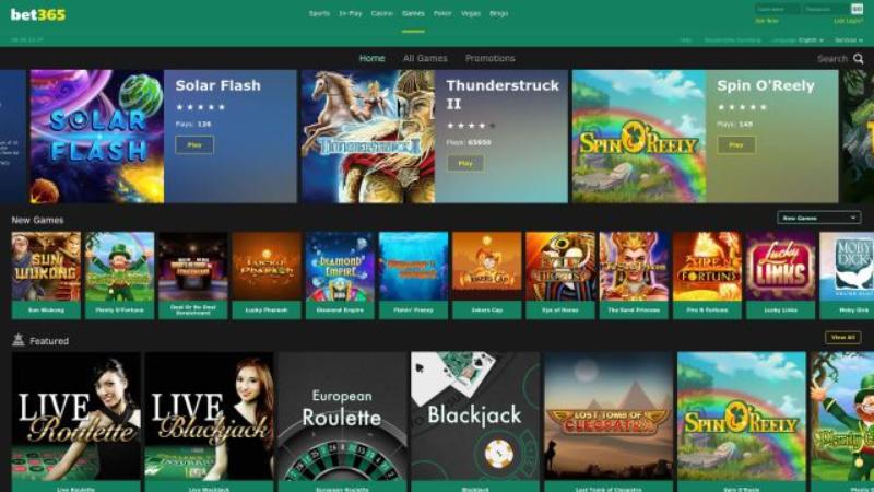 Các trò chơi casino bet365 trực tuyến