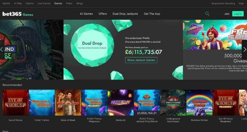 Các loại slot game bet365 phổ biến